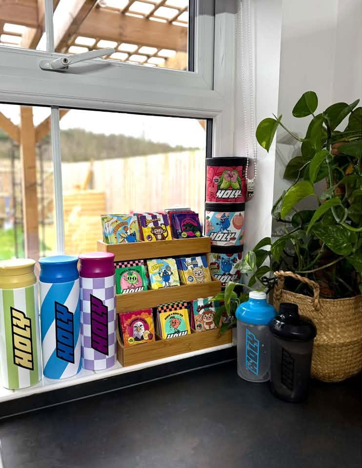 <p>Squad member Charlotte’s HOLY haul has pride of place. </p>