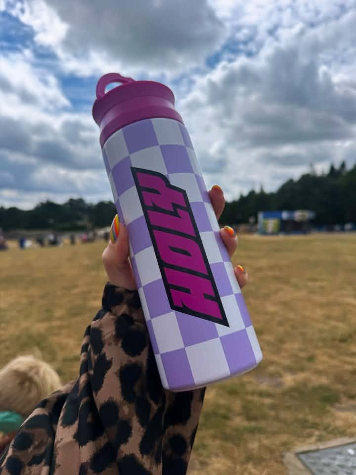 <p>Squad member Chloe fuelling her day with her family at Alton Towers.</p>