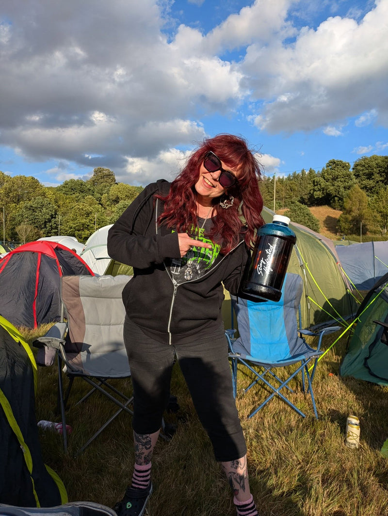 <p>Squad member Jess is rocking out with her HOLY at Bloodstock Festival. </p>