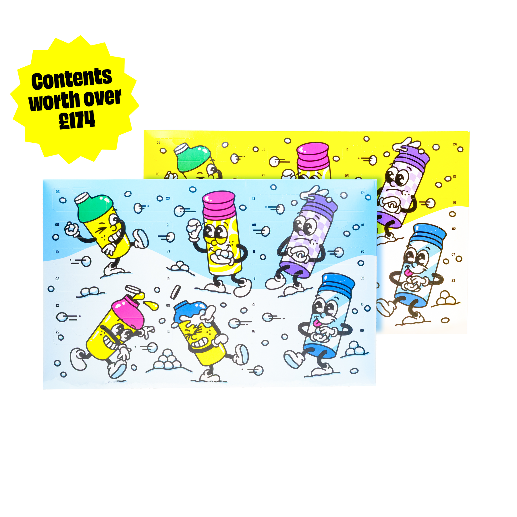 Taster Calendar with Energy + Taster Calendar without Energy