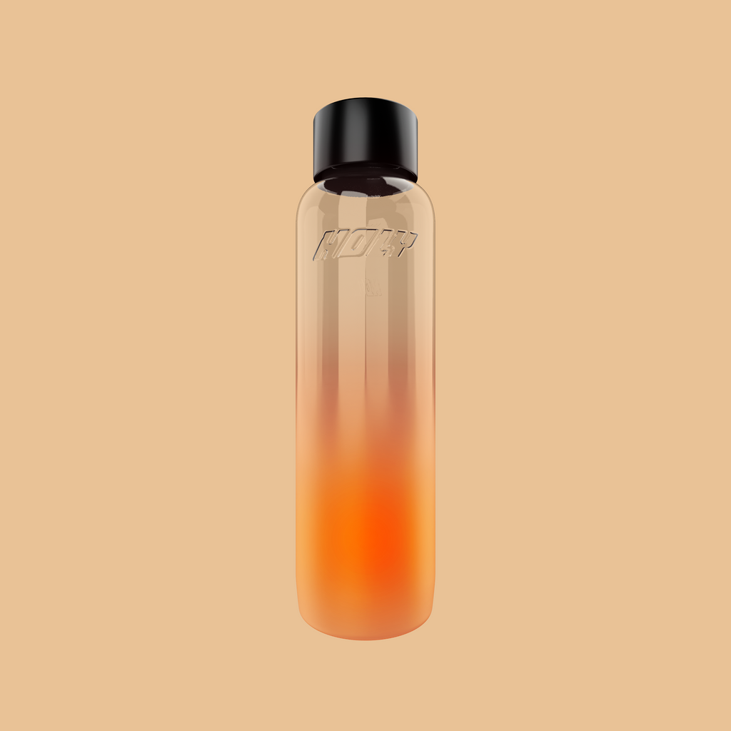 Glass Bottle - Orange