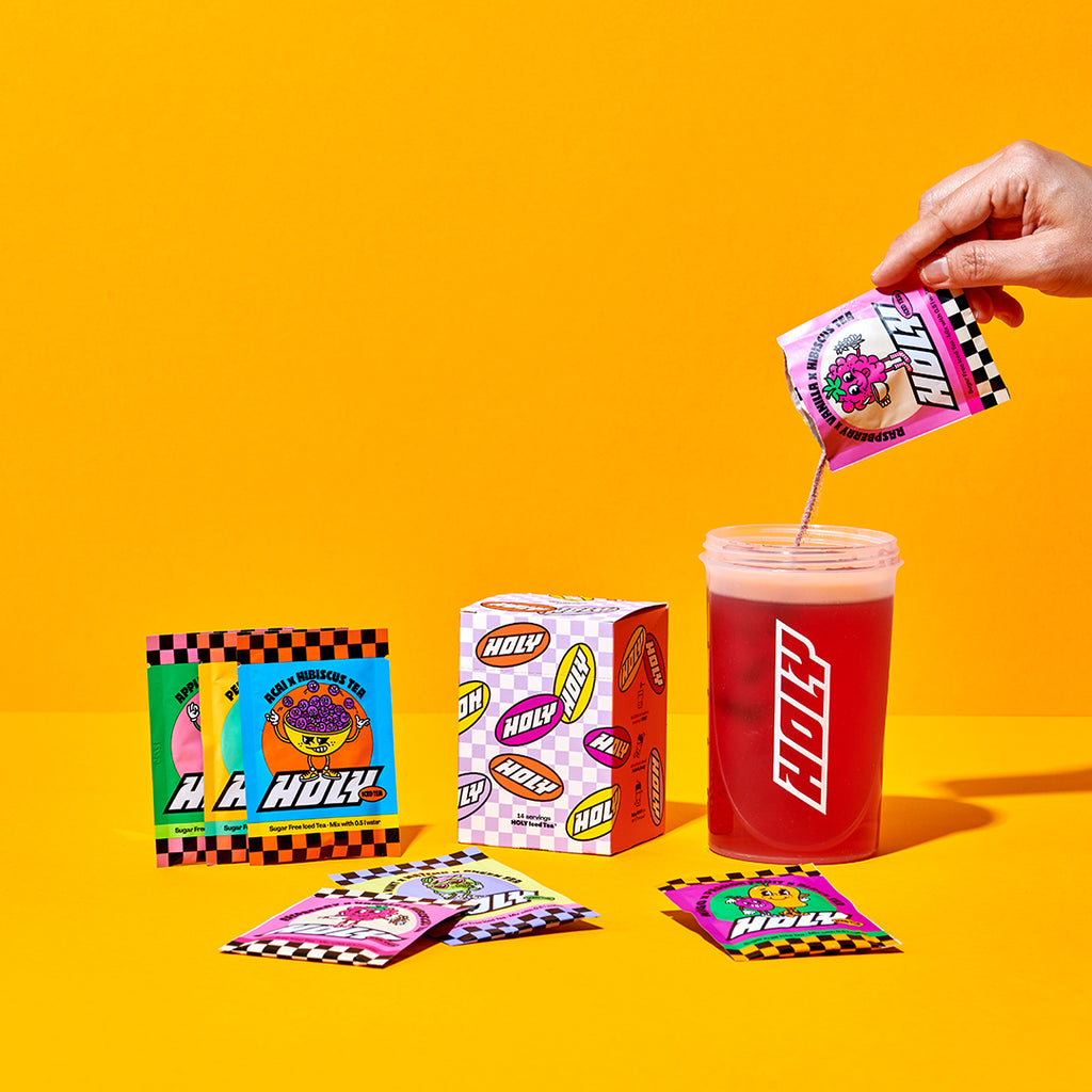 HOLY Iced Tea Starter Set 14 Drinks + Shaker