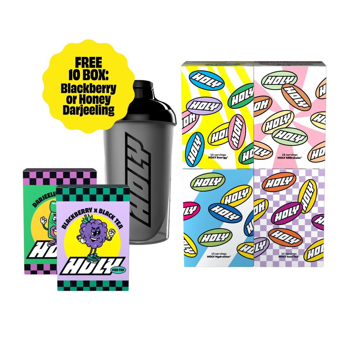 Starter Set Deluxe + free 10-pack Iced Tea Box